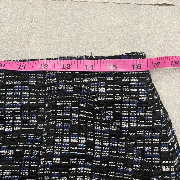 [10]Banana Republic Black Blue A-Line Mini Skirt for Work - Picture 6 of 10